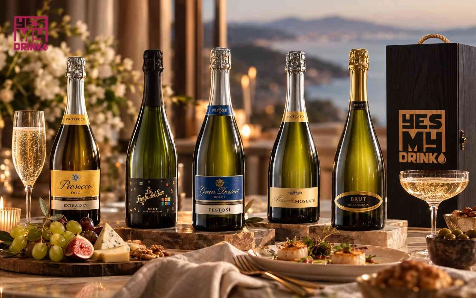 Bộ sưu tập rượu vang sủi (Sparkling Wine) tại YESmydrink Bộ sưu tập rượu vang sủi (Sparkling Wine) tại YESmydrink