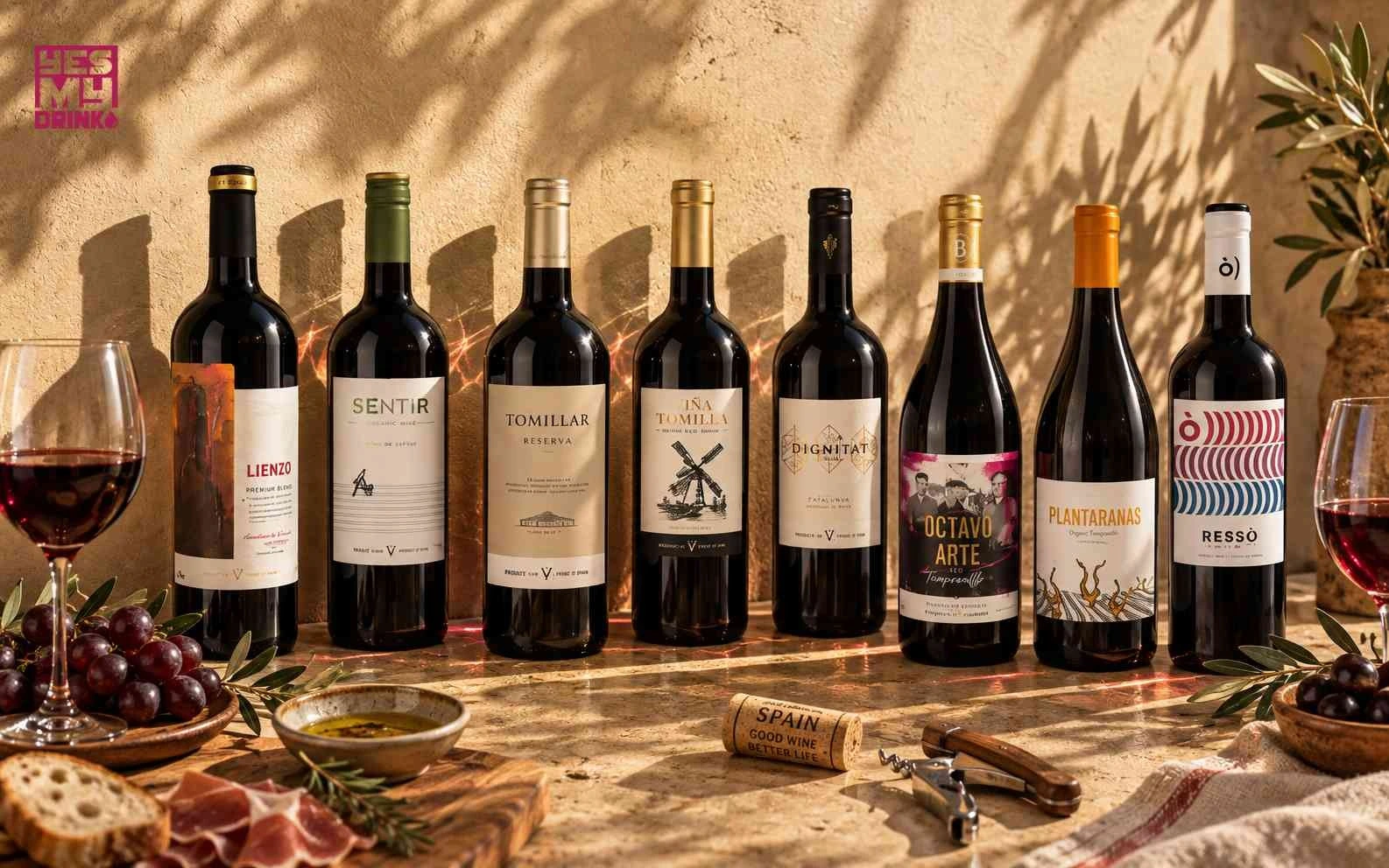 Bộ sưu tập rượu vang đỏ Tây Ban Nha nhập khẩu tại YESmydrink Bộ sưu tập rượu vang đỏ Tây Ban Nha nhập khẩu tại YESmydrink