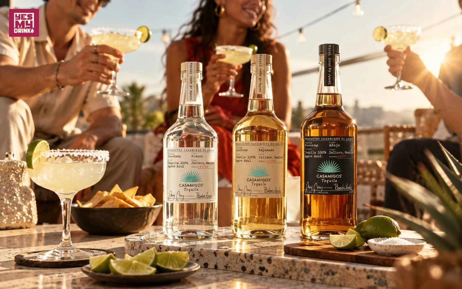 Casamigos Blanco, Reposado và Añejo là những dòng Tequila đang có trong danh mục sản phẩm của YESmydrink.