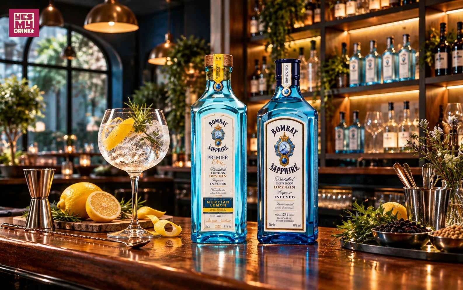 Rượu Gin Bombay Sapphire chính hãng tại YESmydrink