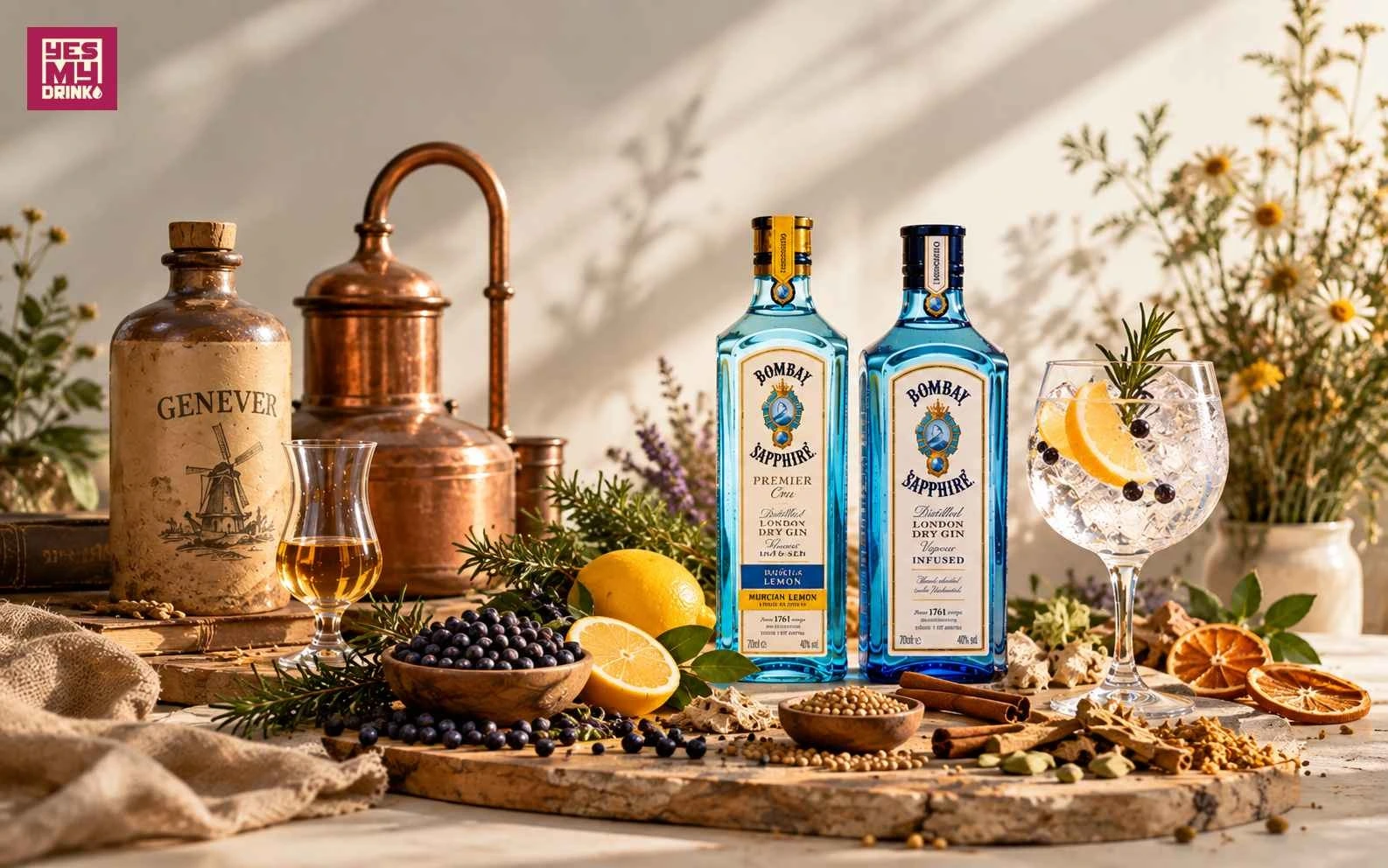 Rượu Gin và lịch sử phát triển từ Genever