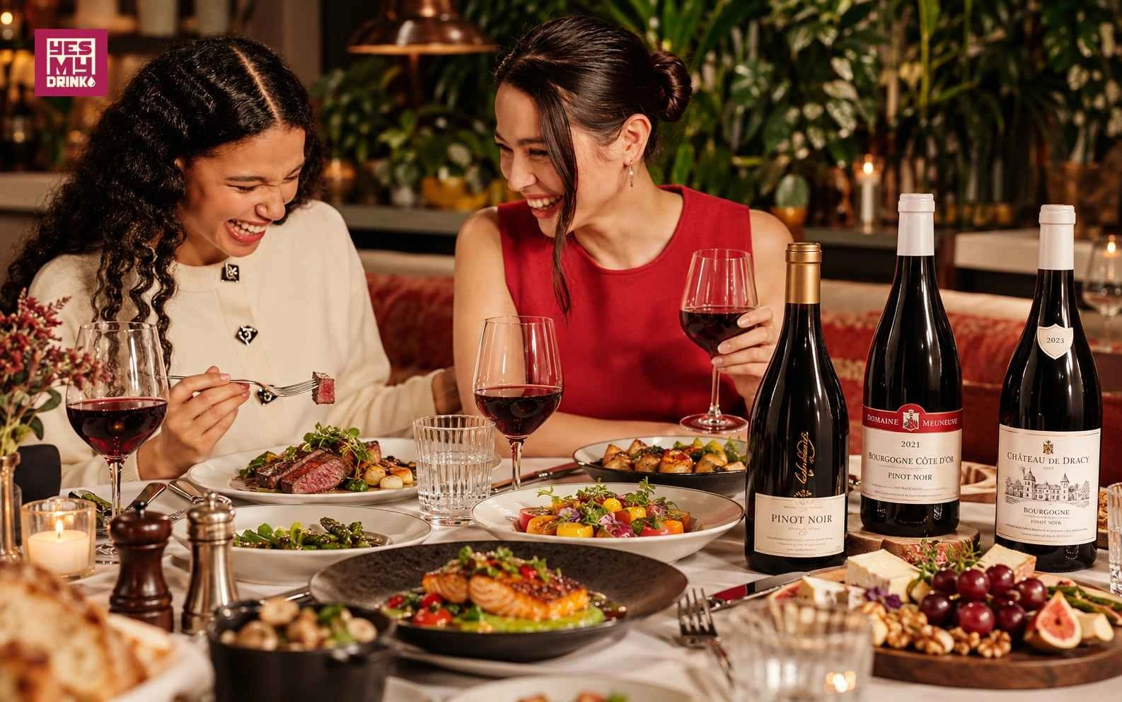 Rượu vang Pinot Noir kết hợp được với nhiều món ăn Rượu vang Pinot Noir kết hợp được với nhiều món ăn