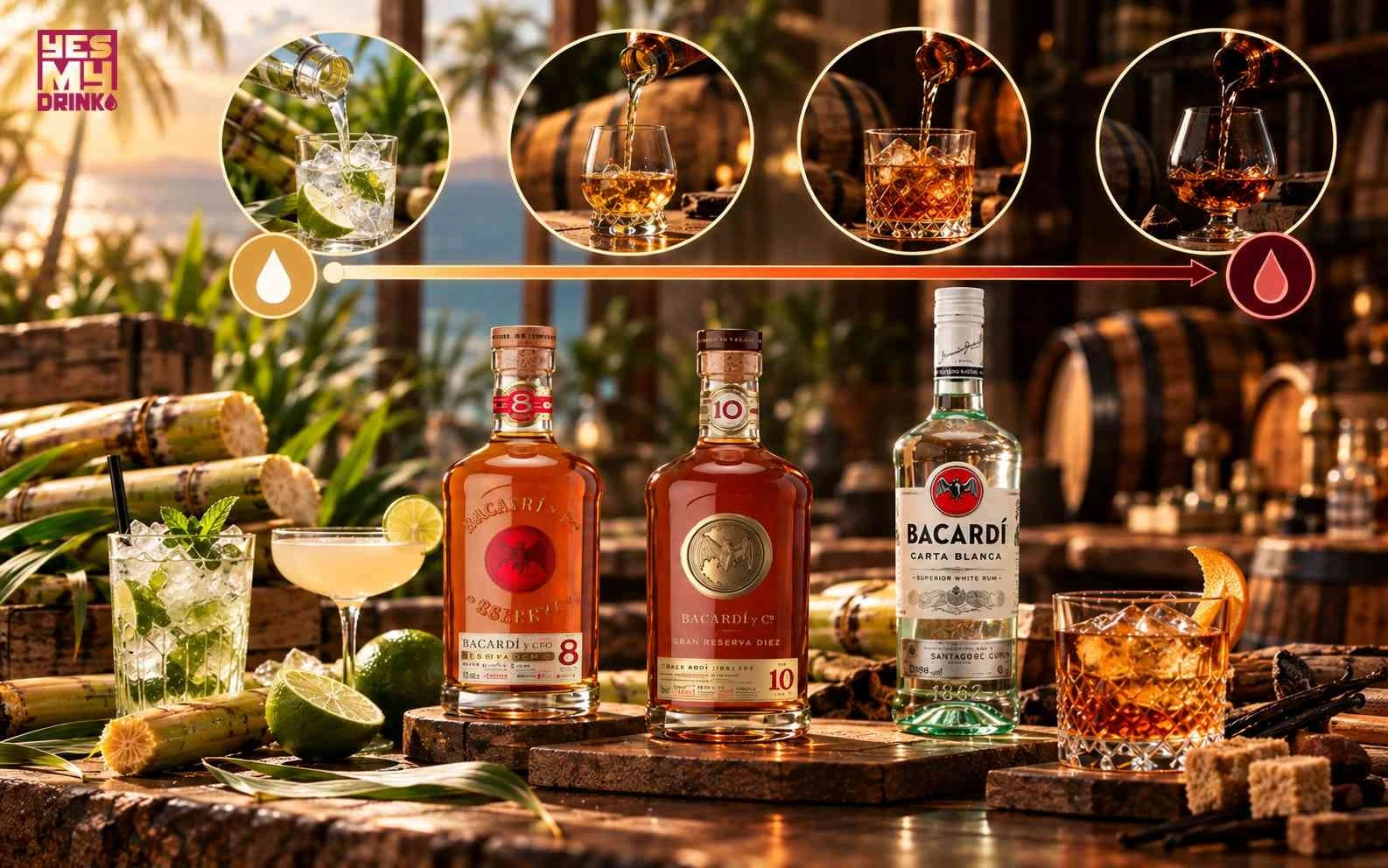YESmydrink cung cấp các sản phẩm rượu Rum chính hãng