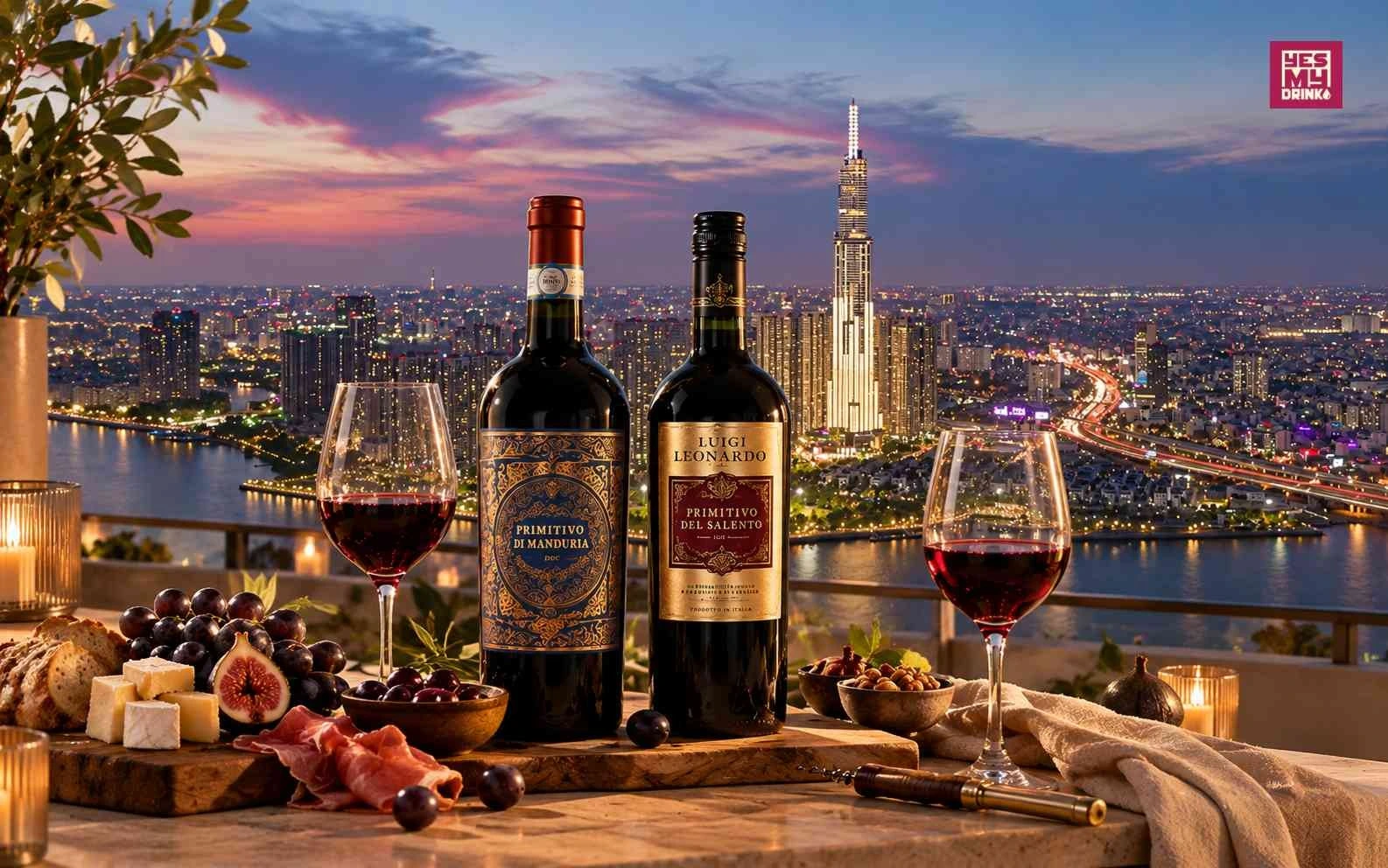 Rượu vang Primitivo xuất hiện tại Việt Nam từ năm 2010 Rượu vang Primitivo xuất hiện tại Việt Nam từ năm 2010