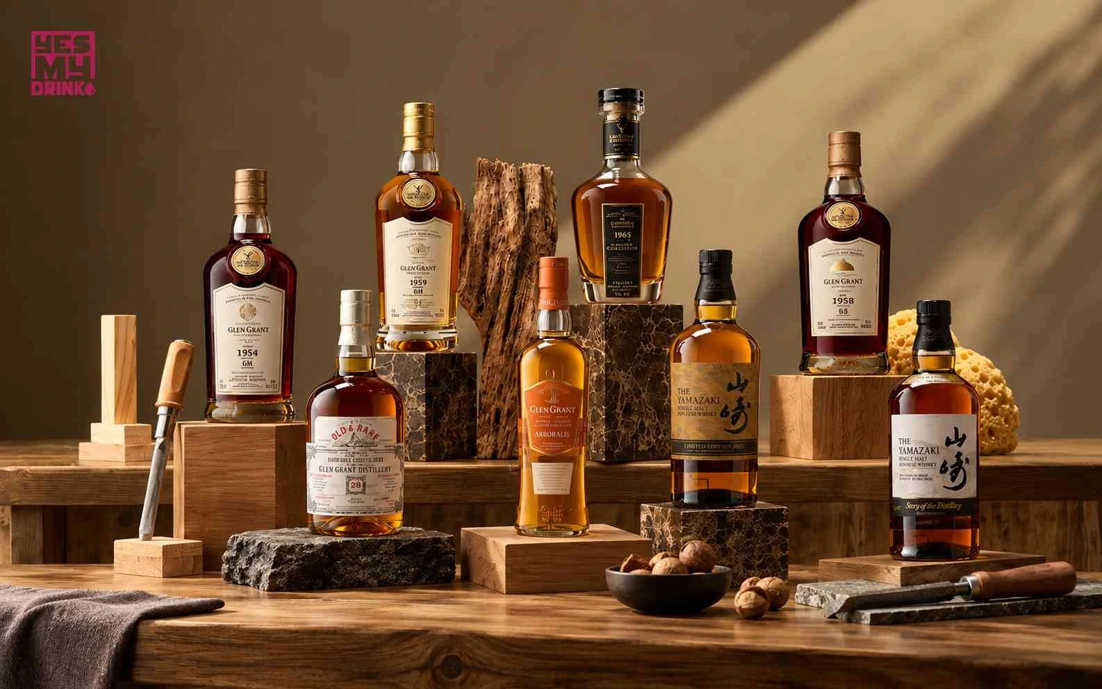 Bộ sưu tập rượu Whisky từ YESmydrink Bộ sưu tập rượu Whisky từ YESmydrink