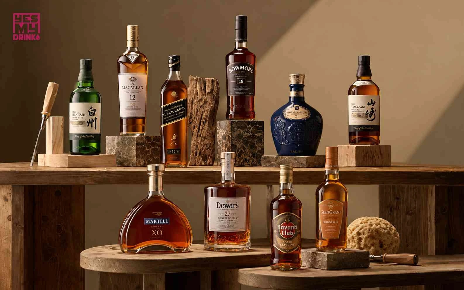 Bộ sưu tập đa dạng các dòng rượu mạnh nhập khẩu cao cấp tại YESmydrink Bộ sưu tập đa dạng các dòng rượu mạnh nhập khẩu cao cấp tại YESmydrink
