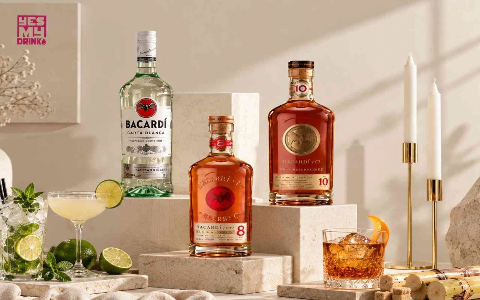Một số rượu Rum nhập khẩu tại YESmydrink