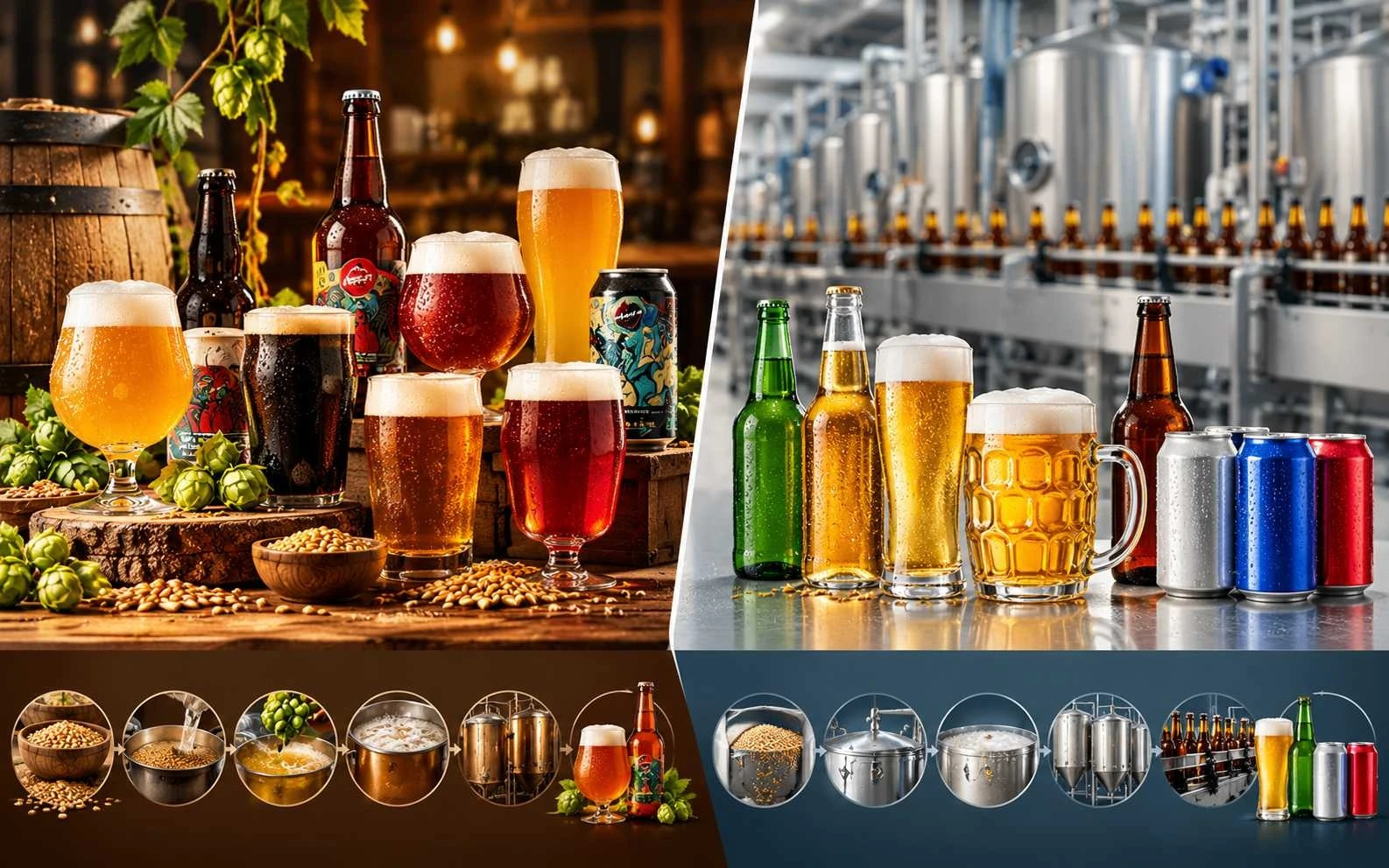 Bia thủ công nhập khẩu khác gì với bia thông thường? Bia thủ công nhập khẩu khác gì với bia thông thường?