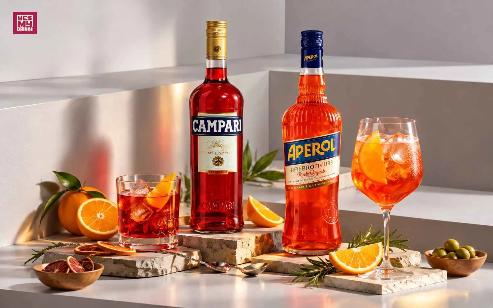 Rượu Aperitif Aperol và Campari chính hãng YESmydrink Rượu Aperitif Aperol và Campari chính hãng YESmydrink