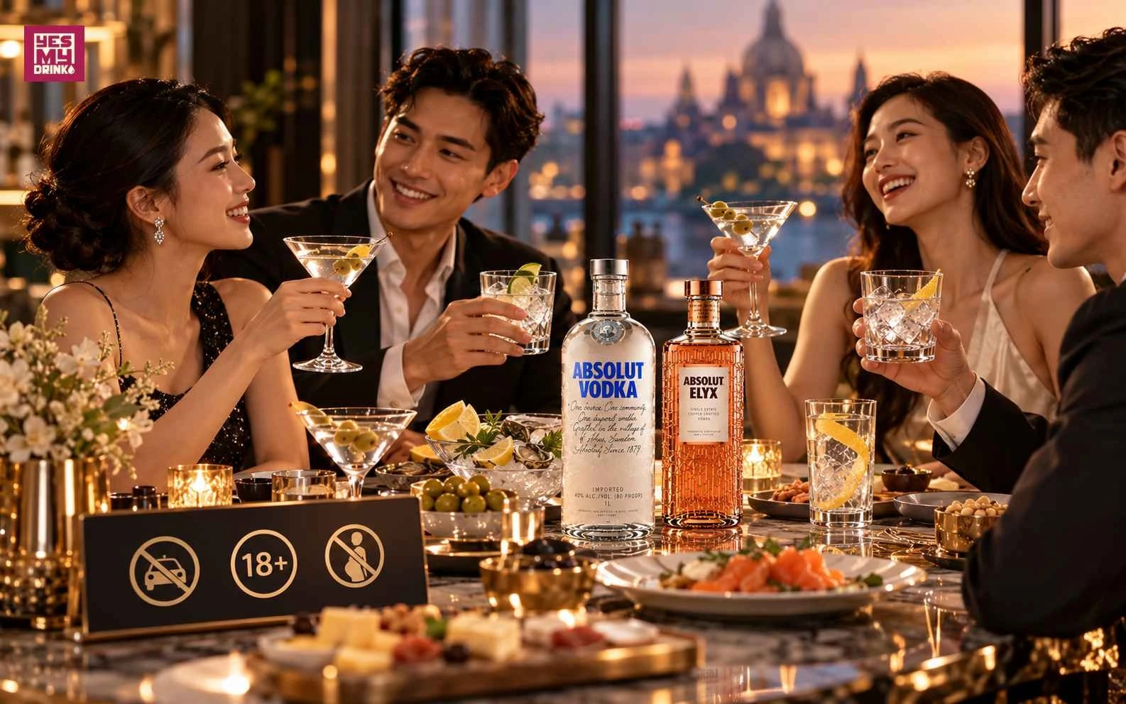 Thưởng thức rượu Vodka có trách nhiệm Thưởng thức rượu Vodka có trách nhiệm
